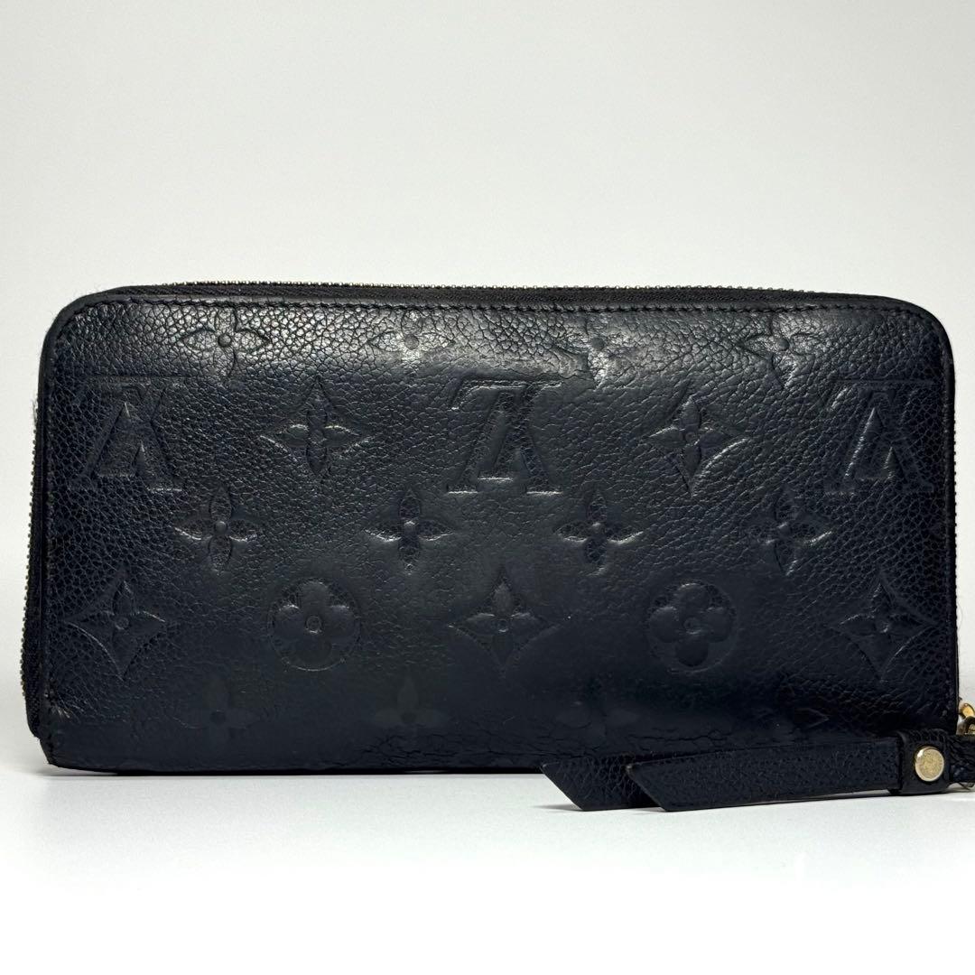 ルイヴィトン モノグラム アンプラント ノワール ジッピーウォレット 長財布