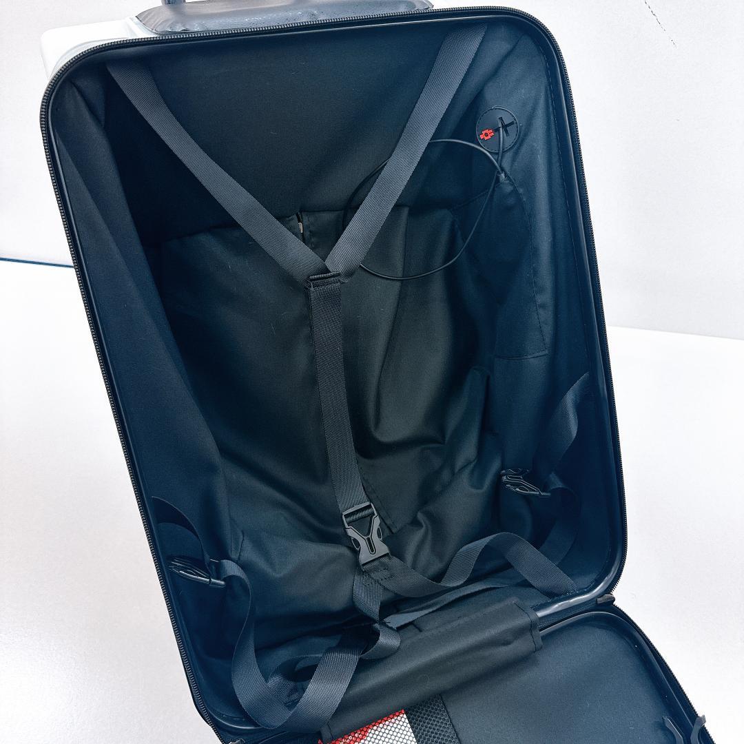 【美品】hopeholic 乗れるキャリーケース スーツケース 40L ホワイト