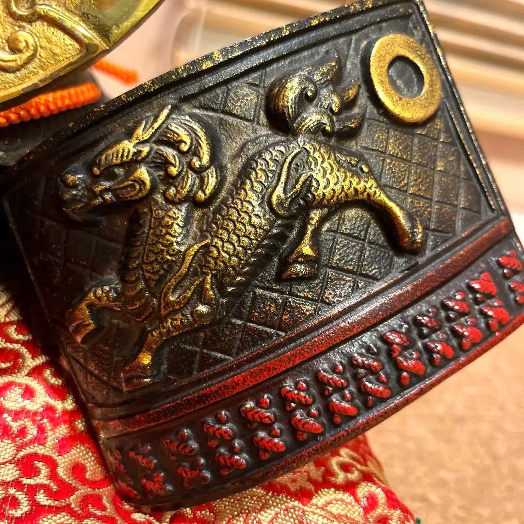 兜　鋳物　加藤清正公　端午の節句　座布団付き