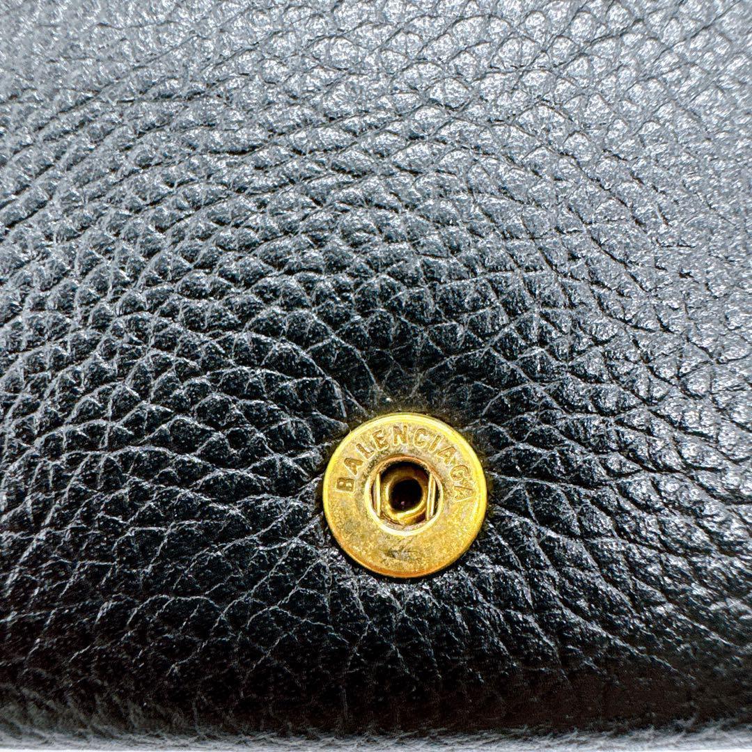 バレンシアガ 594289 レザー エブリデイ ブラック 長財布 美品 お買い得