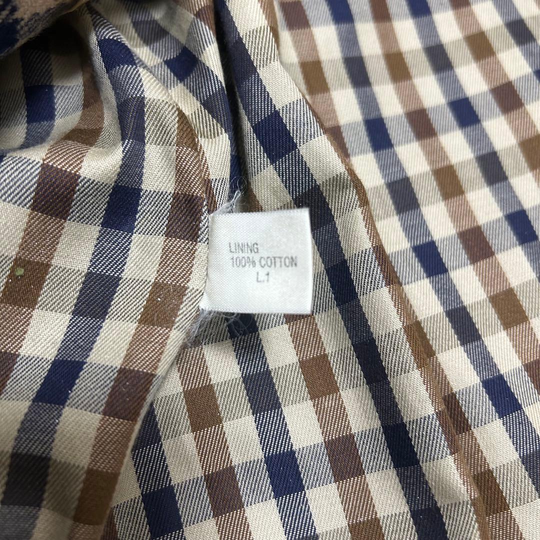 美品✨アクアスキュータム aqua5 ライナー付き トレンチコート ベージュ L