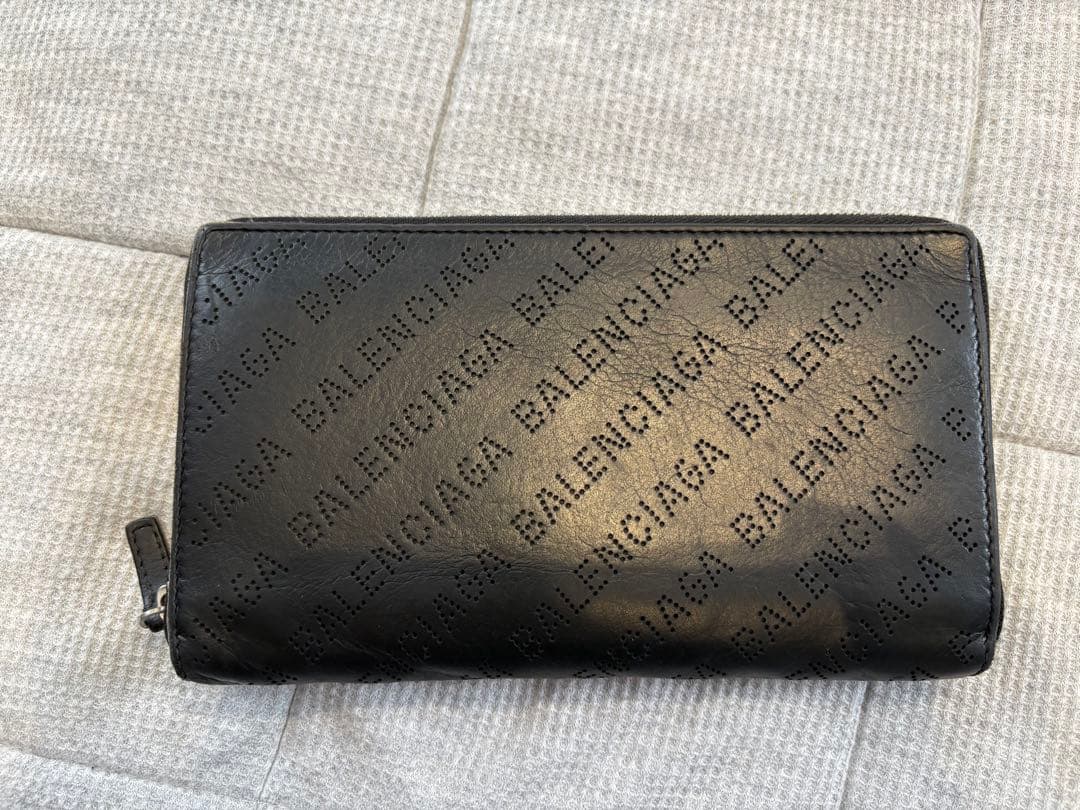 バレンシアガ　長財布　ブラック