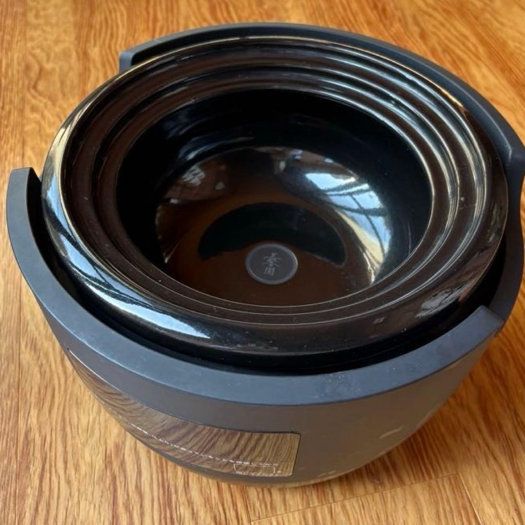 長谷園×siroca かまどさん電気 土鍋炊飯器 3合 美品 中古