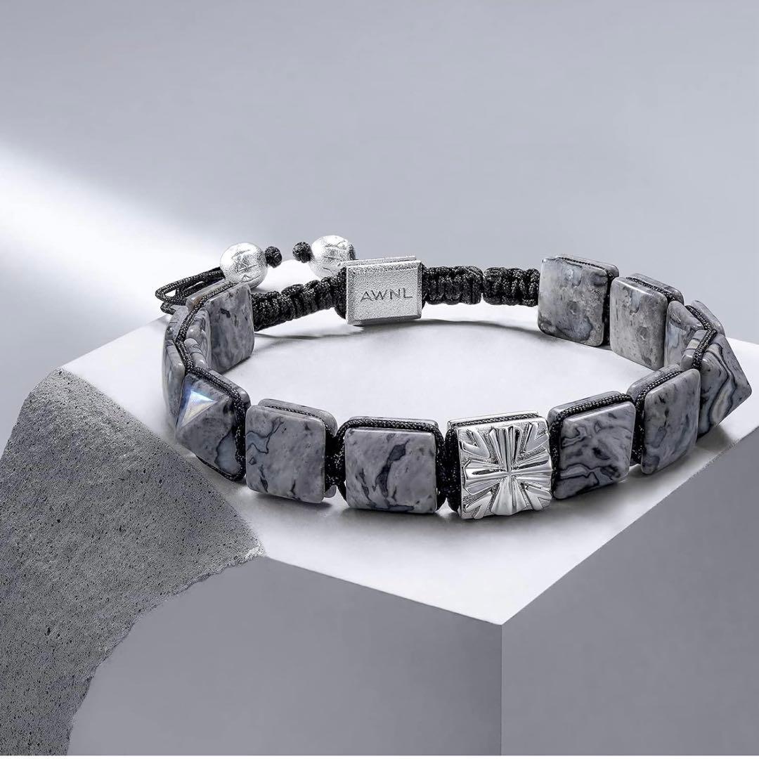 AWNL ピカソ　ジャスパー　ブレスレット