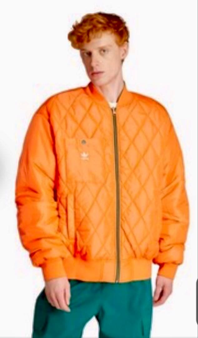 アディダス/アディレニウム MA-1 ボンバージャケット リバーシブル 深緑