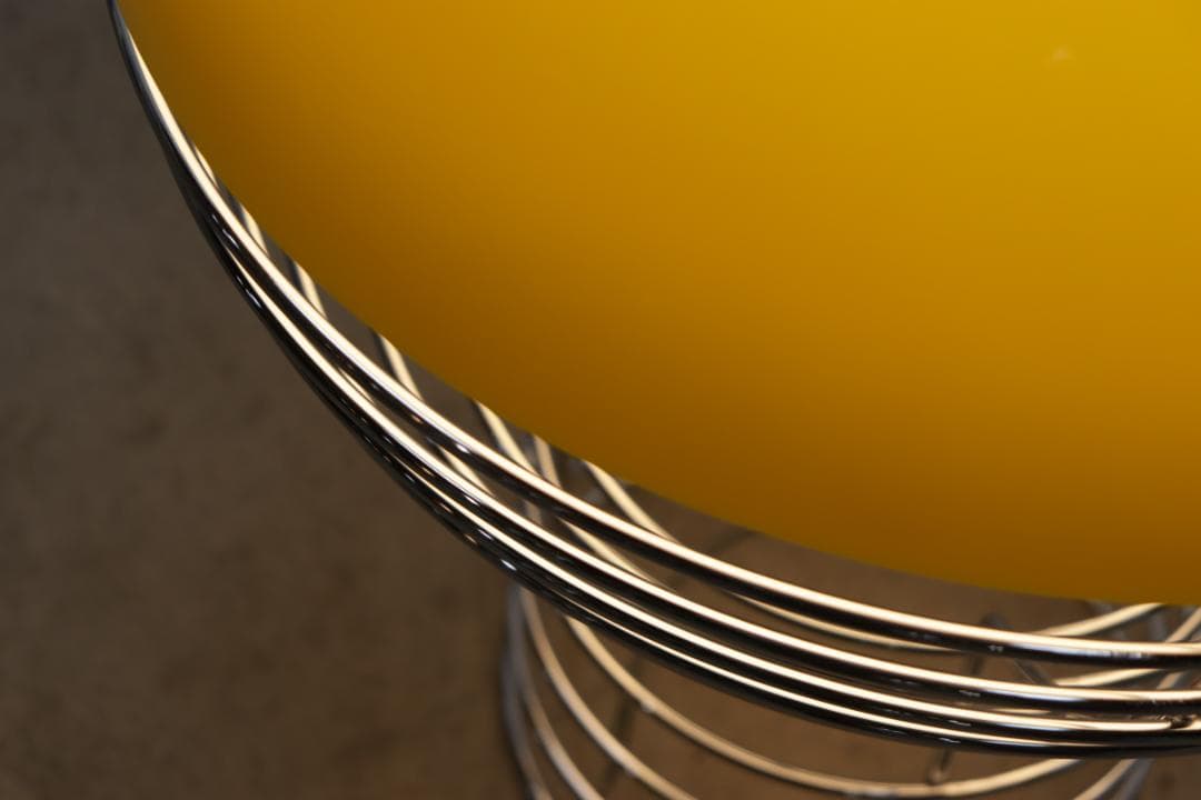 未使用 正規品 ヴェルナー パントン ワイヤーランプ 北欧 照明 イエロー