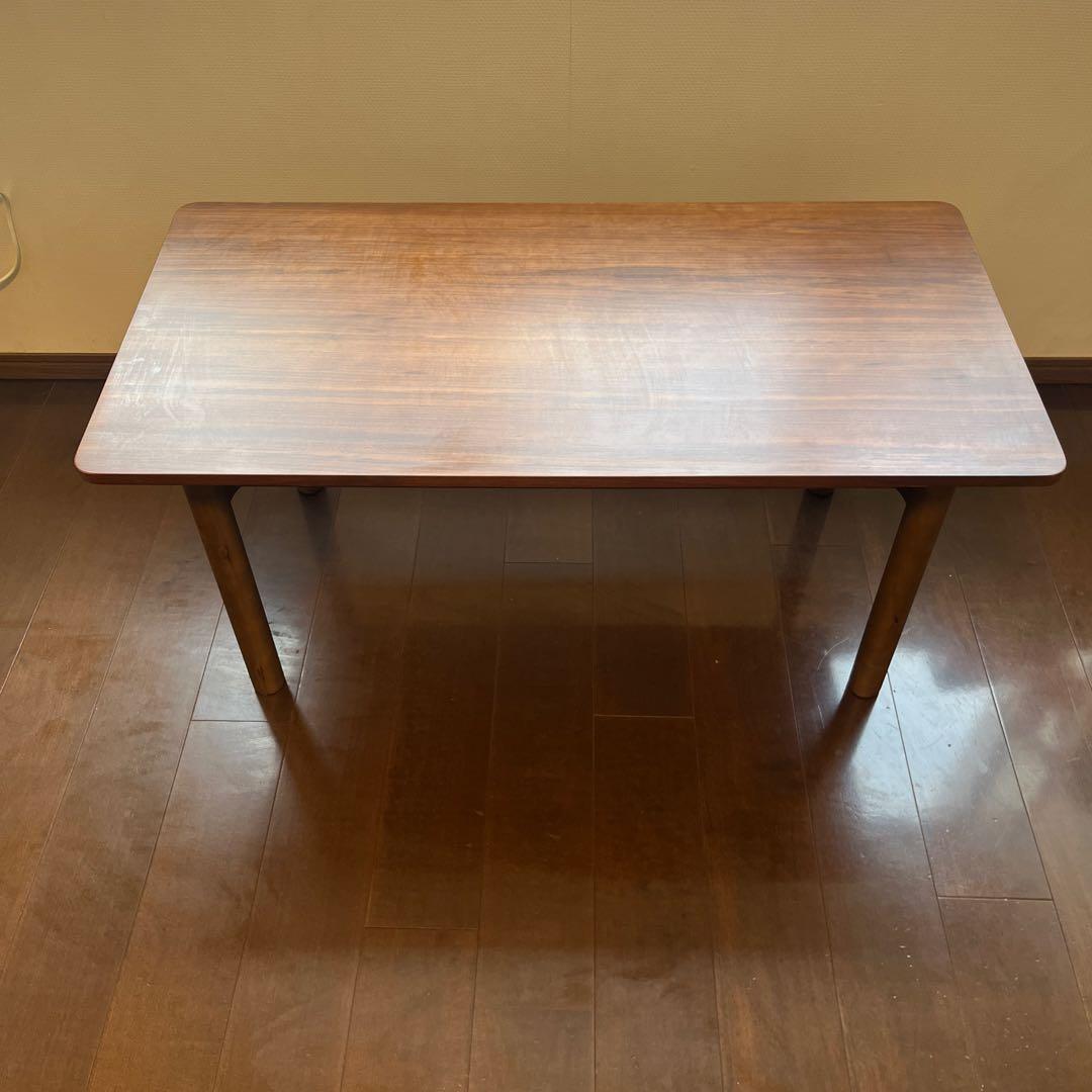 MUJI 無印良品 木製ローテーブル ウォールナット 廃盤品