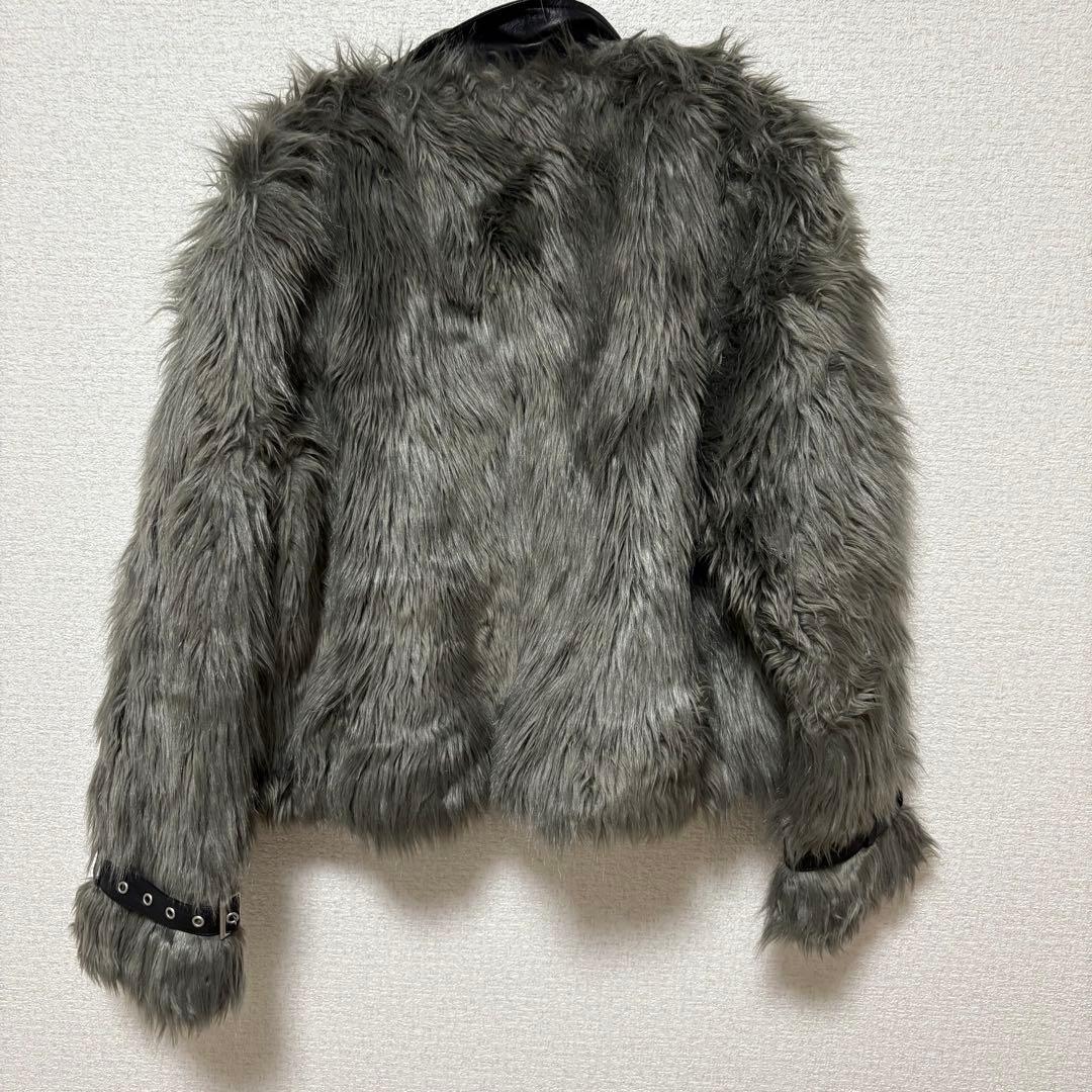 新品未使用タグ付き　レイヤードエコファーライダース