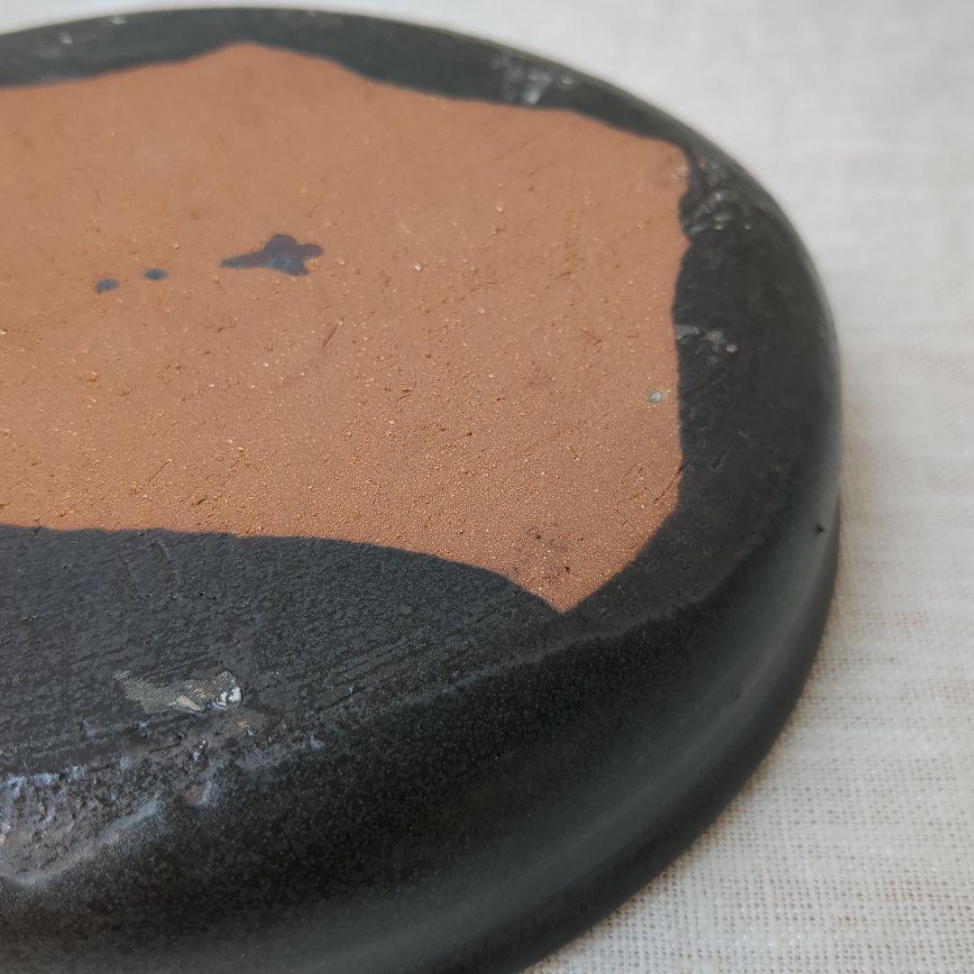 未使用品　市川孝　楕円　オーバル　皿　耐火皿　魯山