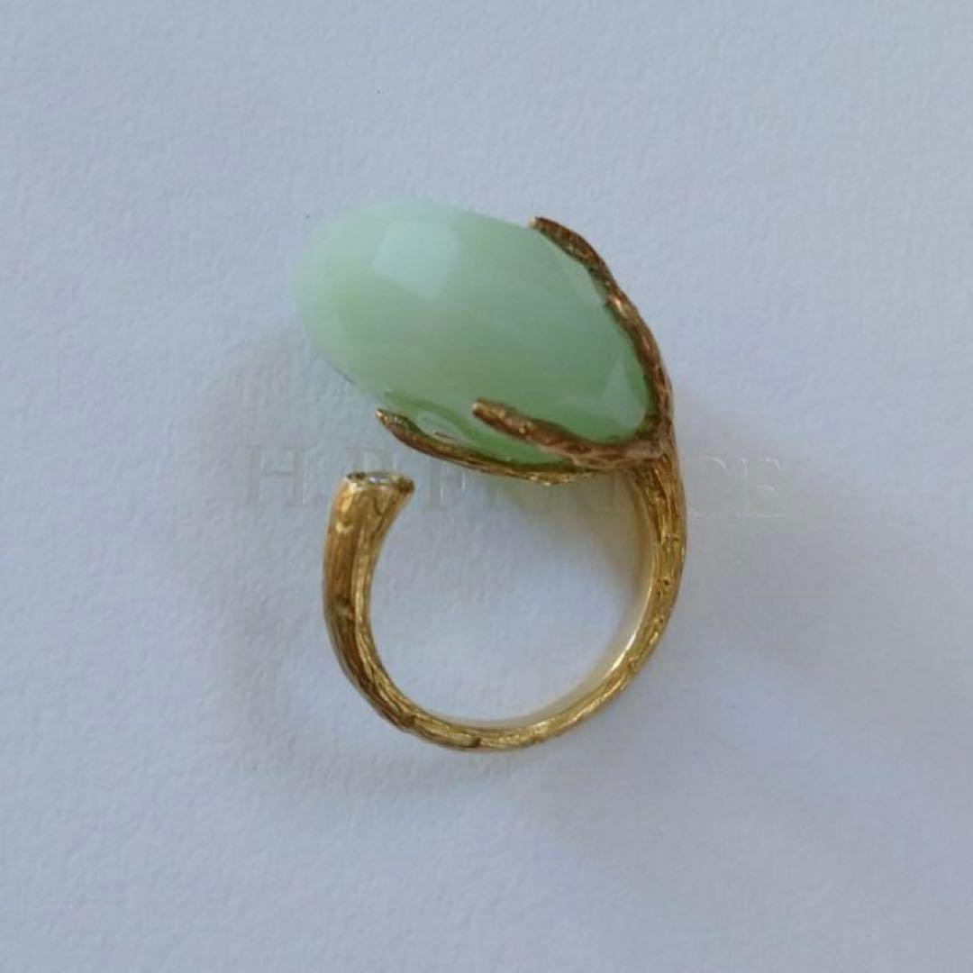 最終価格　美品 wouters&hendrix 18K 天然石 ダイヤ リング