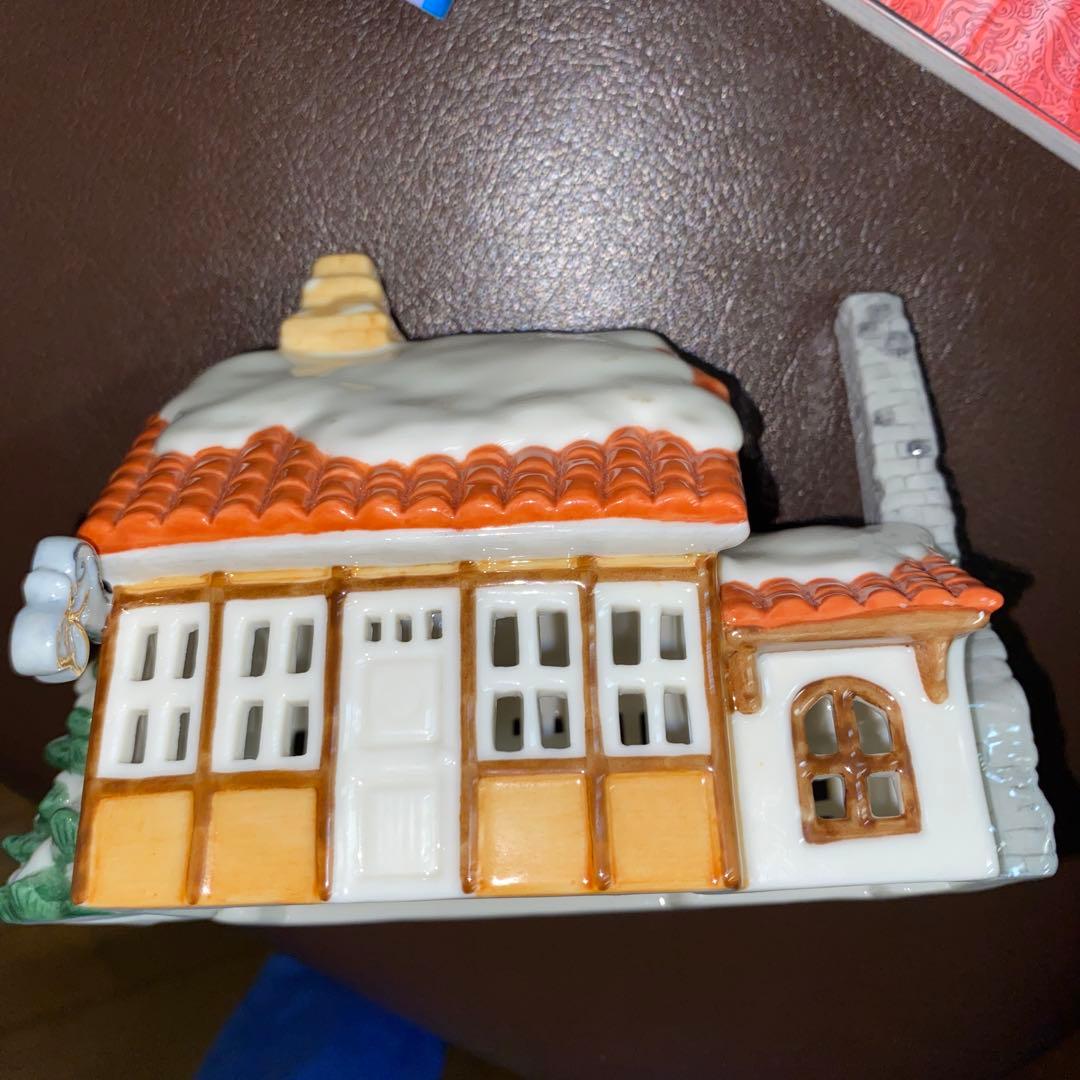 ロイヤルコペンハーゲン　雪の家　クリスマス キャンドル