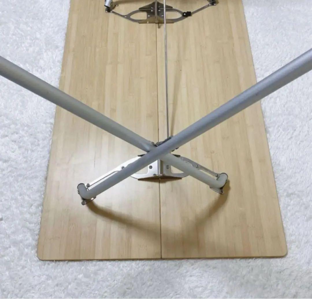 ☆ peak・ワンアクションテーブル・ロング ・竹 二つ折り