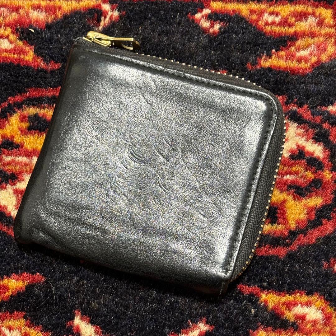 【美品】THE REAL McCOY'S 黒 レザー ケース スクエア