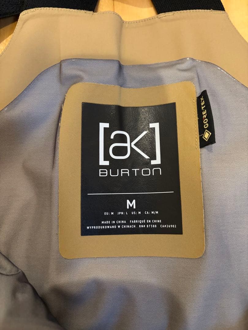 BURTON AK FREEBIRD BIB PANTバートン フリーバード M