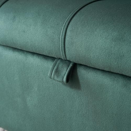 ソファー 2人掛け ソファ 収納付き クッション4個付き 金属脚付きカウチソファ