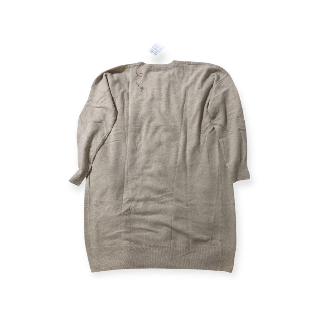 専用新品　TSUMORI CHISATO ビーズ刺繍ニット　カシミヤ、アンゴラ混