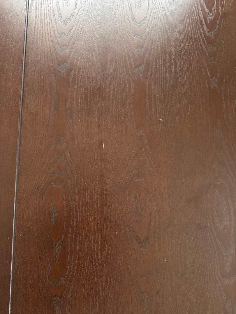 ダークブラウン座卓 木目