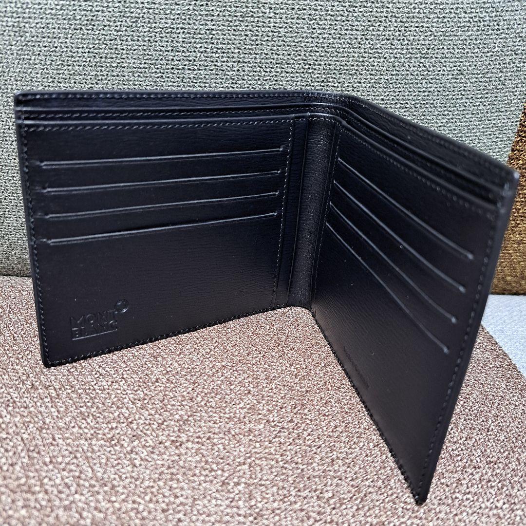 【美品】MONTBLANCモンブラン二つ折財布