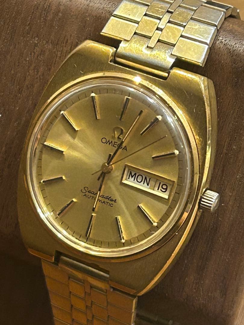OMEGA Seamaster オメガ　自動巻き　ゴールド　166.0216