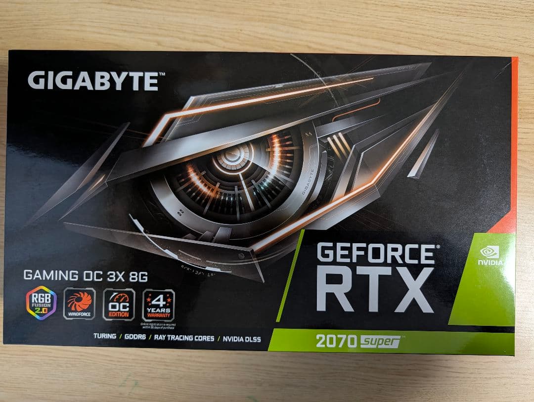 グラフィックボード・グラボ・ビデオカード GIGABYTE GeForce RTX 2070 Super 8GB