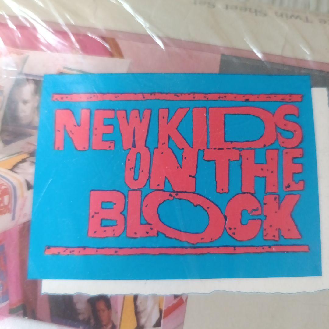 New Kids on the Block 1990 ツインサイズシーツ 未使用