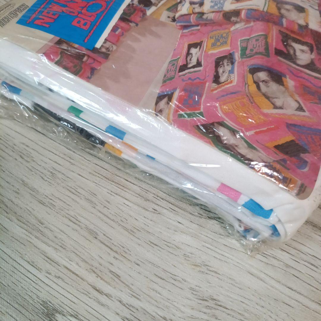 New Kids on the Block 1990 ツインサイズシーツ 未使用