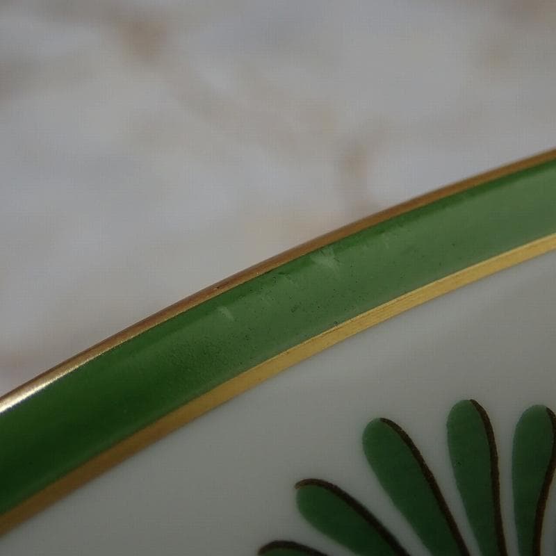 RU-6207　リチャードジノリ　パルメッテ　エメラルド　スーププレート4客