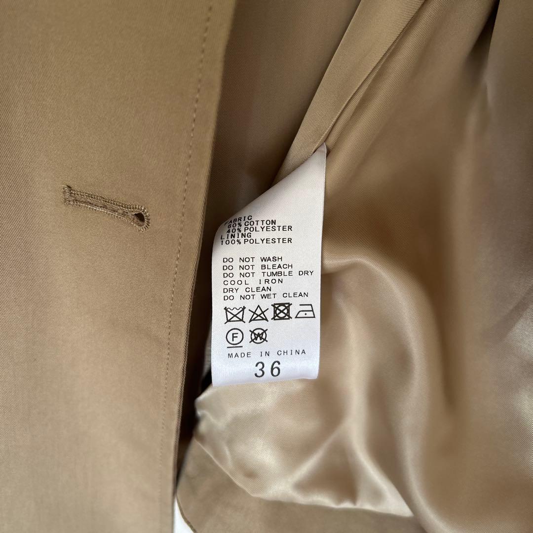 ジャーナルスタンダード ミドルレングスラフトレンチCT 36