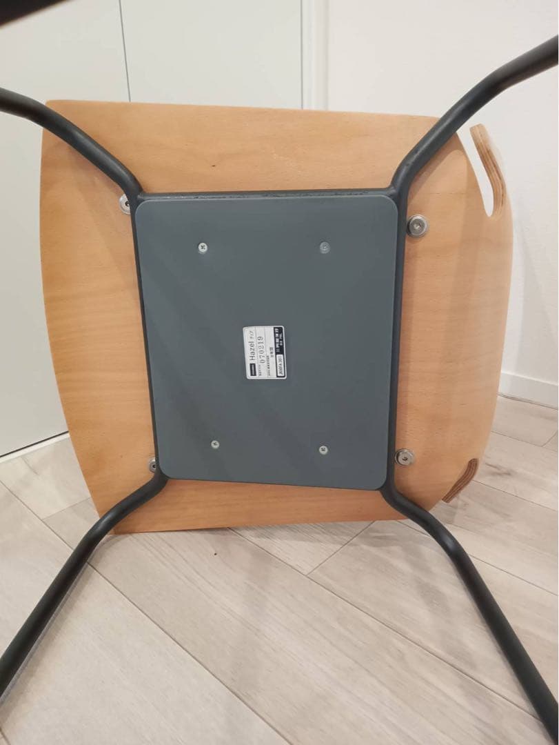 ②内田洋行/ウチダ ハイチェア ヘーゼル 背・座パッド付