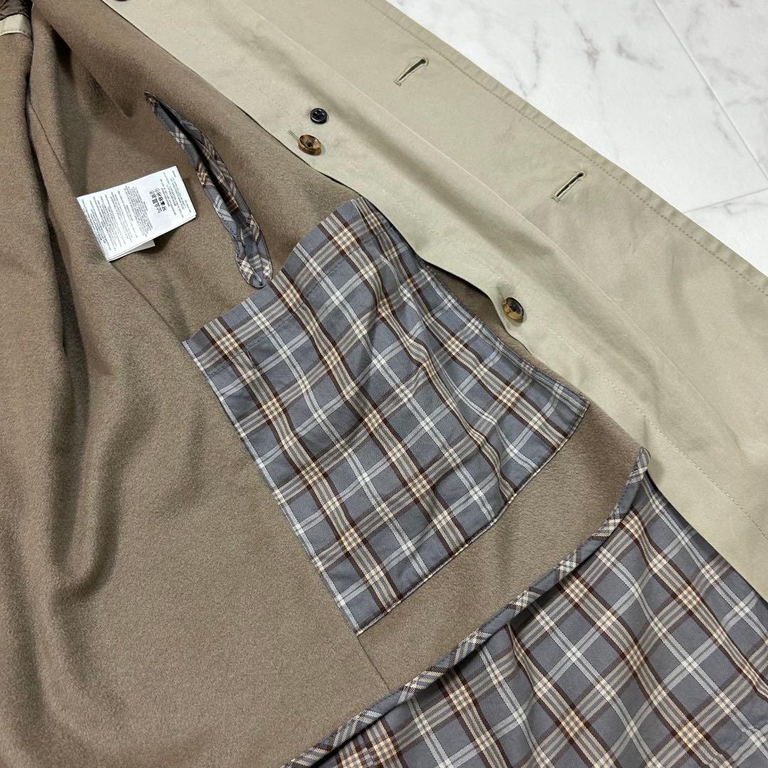 ブルックスブラザーズ トレンチコート ライナー カシミヤ ベージュ 42 XL