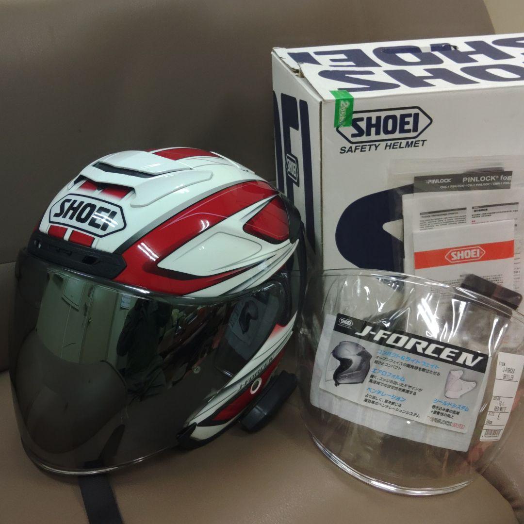 SHOEI　J-force4　ブリエ　赤×白　Lサイズ　目立つ傷無し！