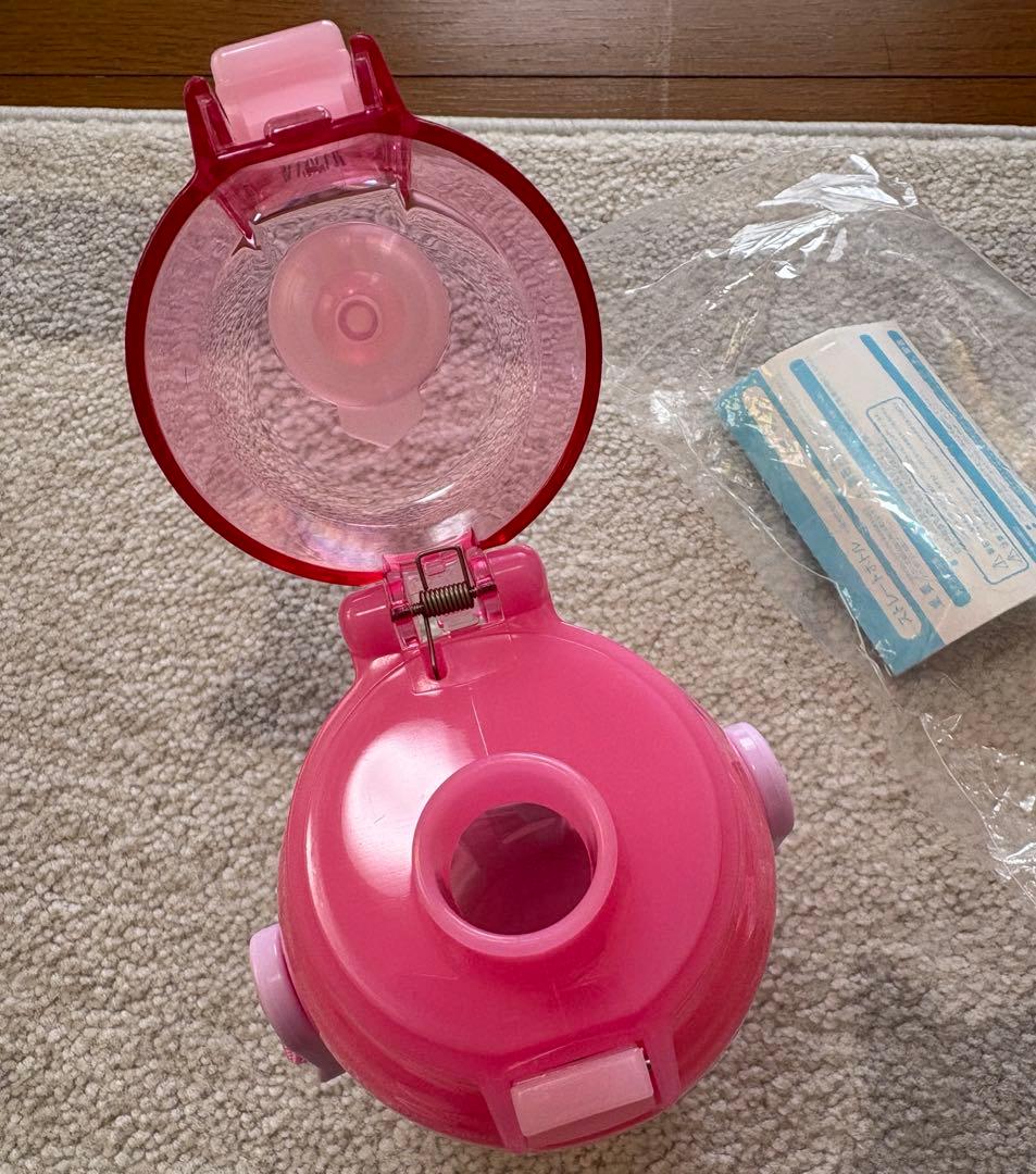 ハローキティ　プッシュ式プラボトル 480ml 直飲み水筒　平成レトロ　激レア