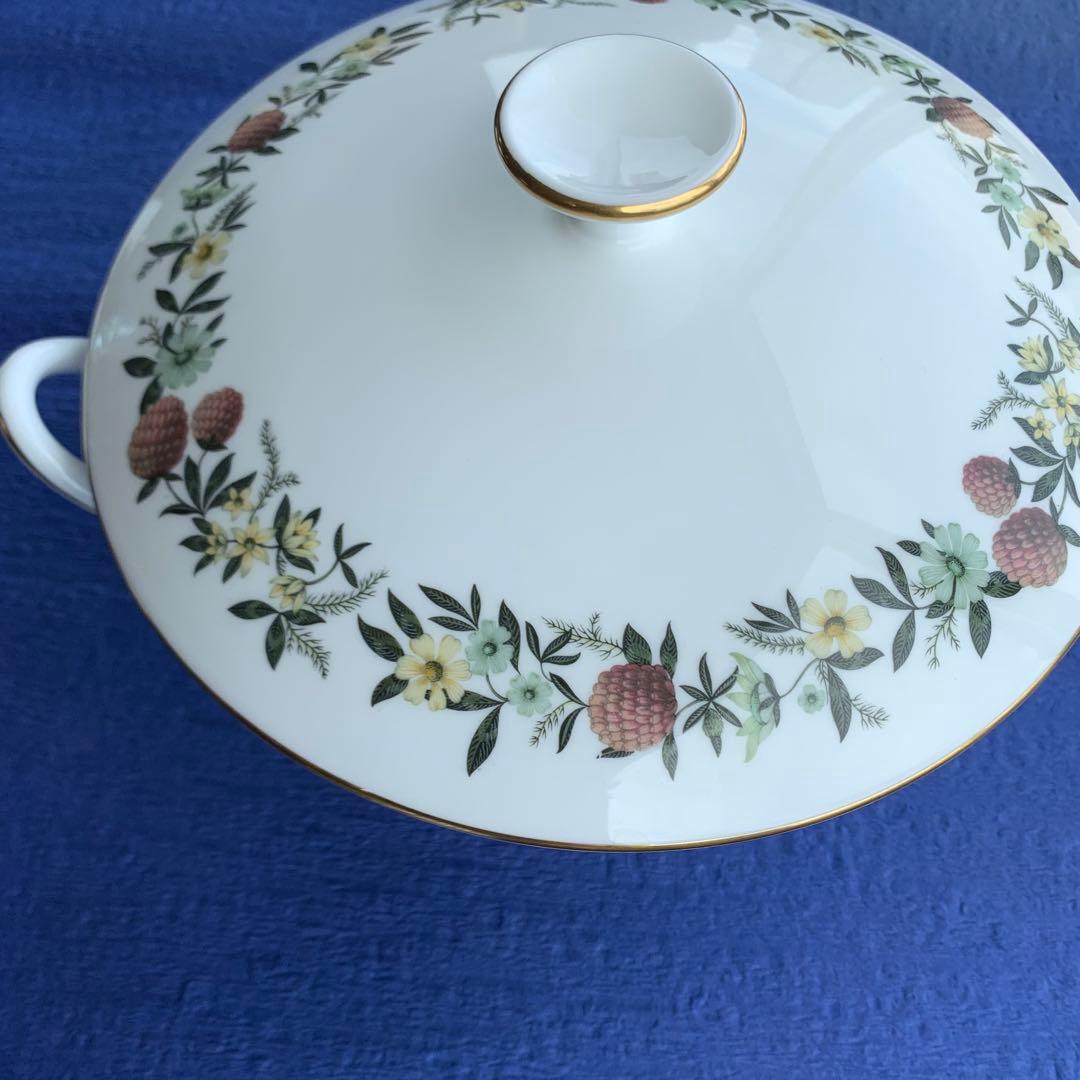 ウェッジウッド　サマーガーランド　チューリン　カバードベジタブル　蓋付きボウル