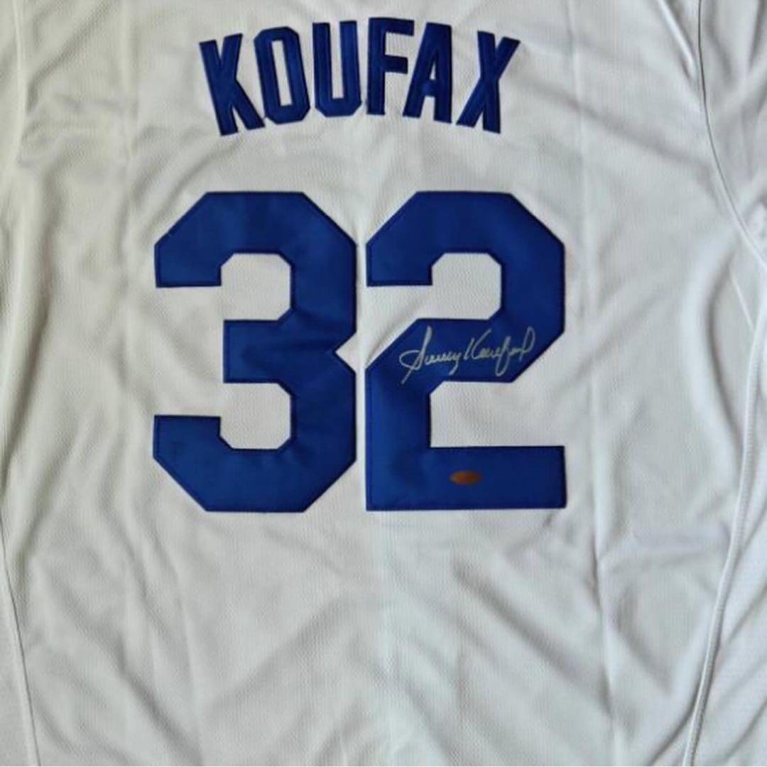 サンディ・コーファックス　ジャージ 直筆サイン入り　ドジャース