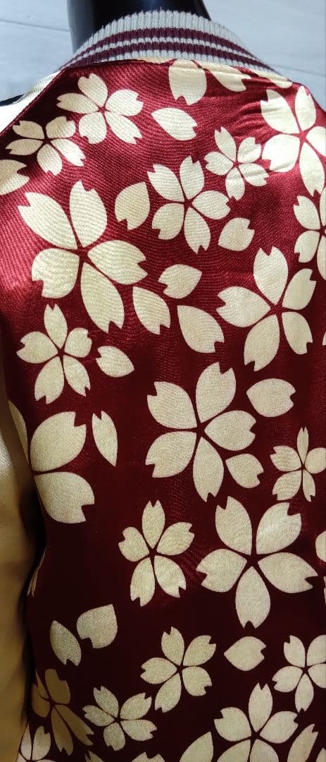 kula 倉 クラ ベロアスカジャン 松・鶴・赤富士・波刺繍仕様 Ｍ 状態良品！