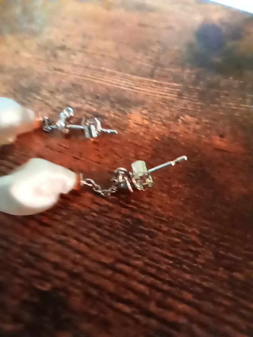 K10WG 淡水パール ドロップ型ピアス