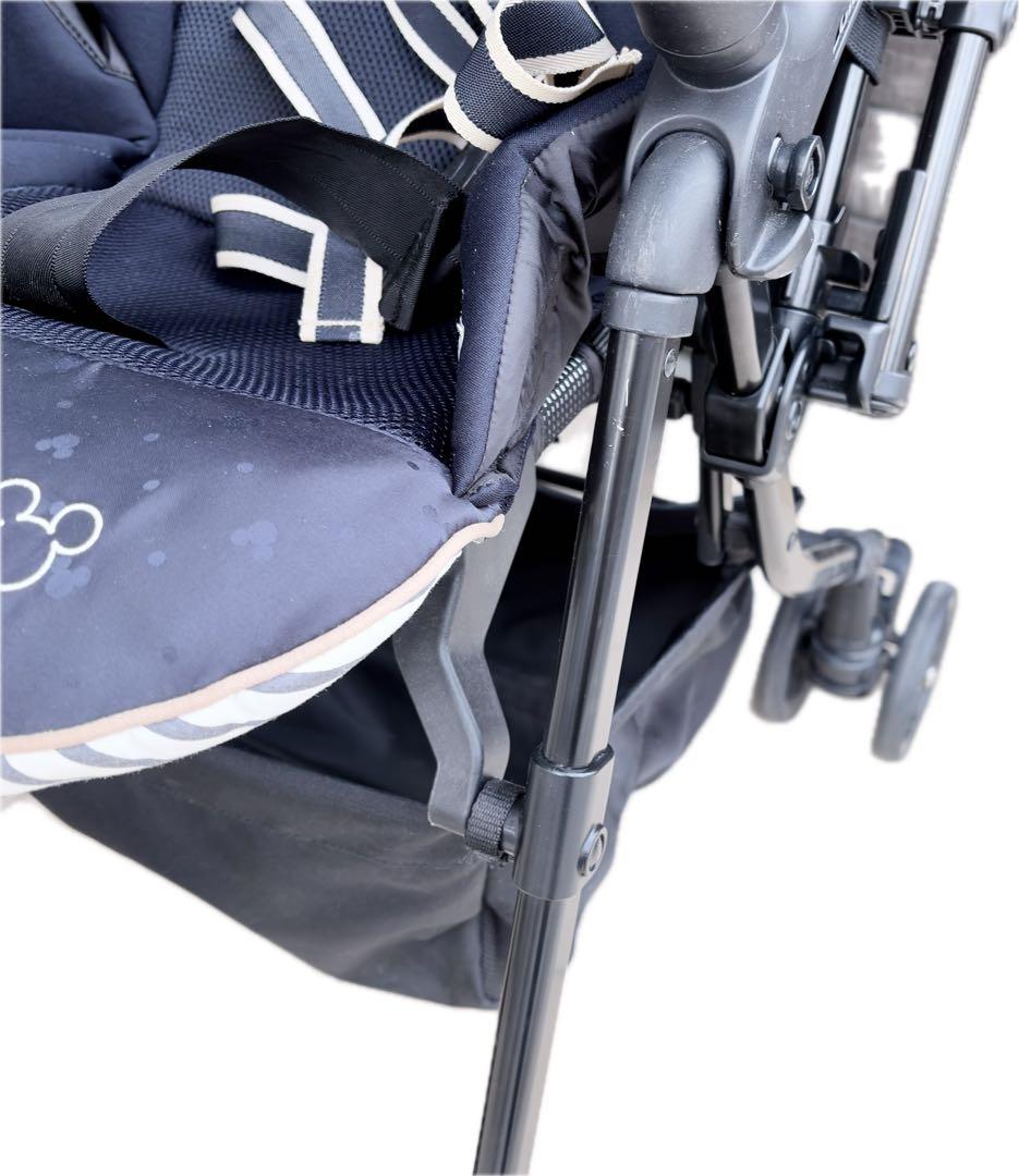 良品　Combi メチャカルハンディオート4キャスミッキーモデル　ネイビー