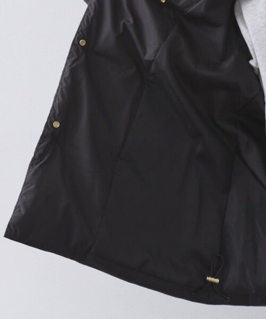 オペークドットクリップ ダウンジャケット 黒 40サイズ