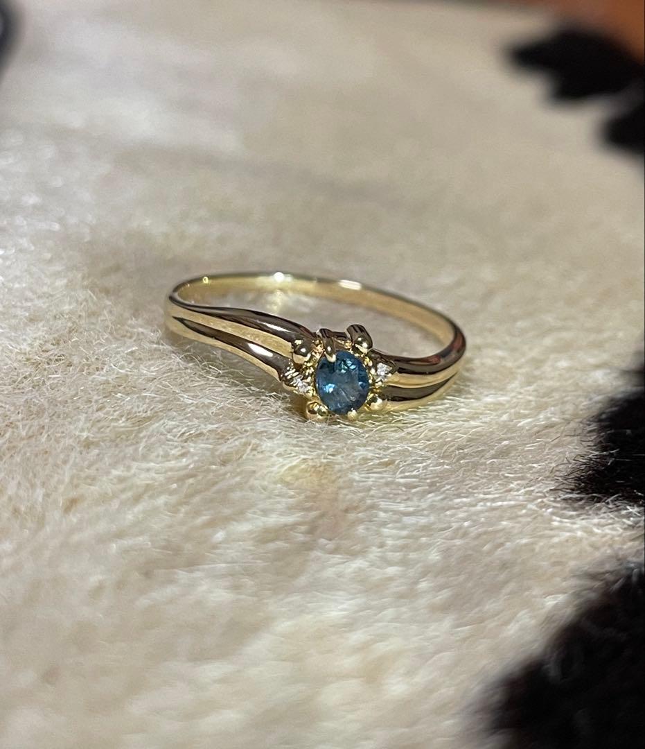 k18 刻印あり　リング 11.5号イエローゴールド