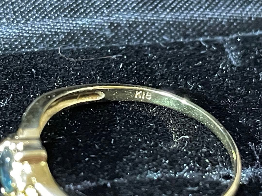 k18 刻印あり　リング 11.5号イエローゴールド