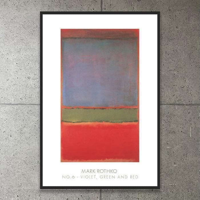 額装品/No.6/Violet Green and Red/1951/ロスコ