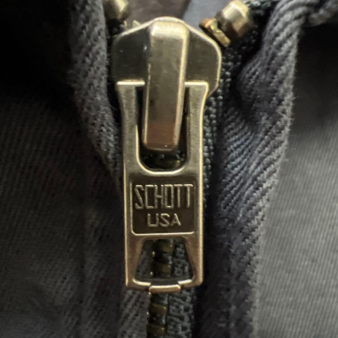 さ*か様 【Schott】ジャケット L ドクロ ヘビ 蜘蛛の巣 スカジャン ス