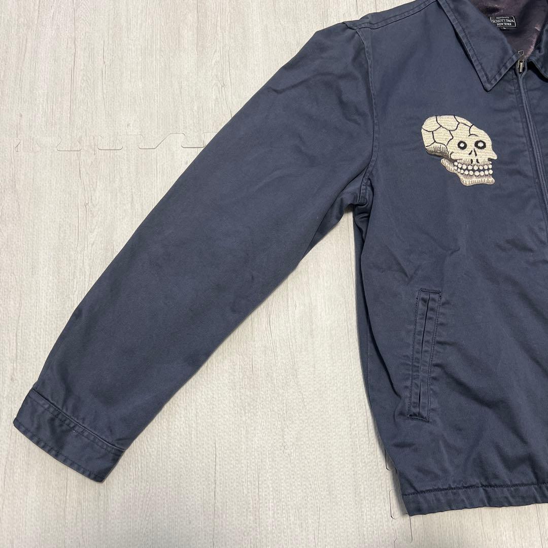 さ*か様 【Schott】ジャケット L ドクロ ヘビ 蜘蛛の巣 スカジャン ス