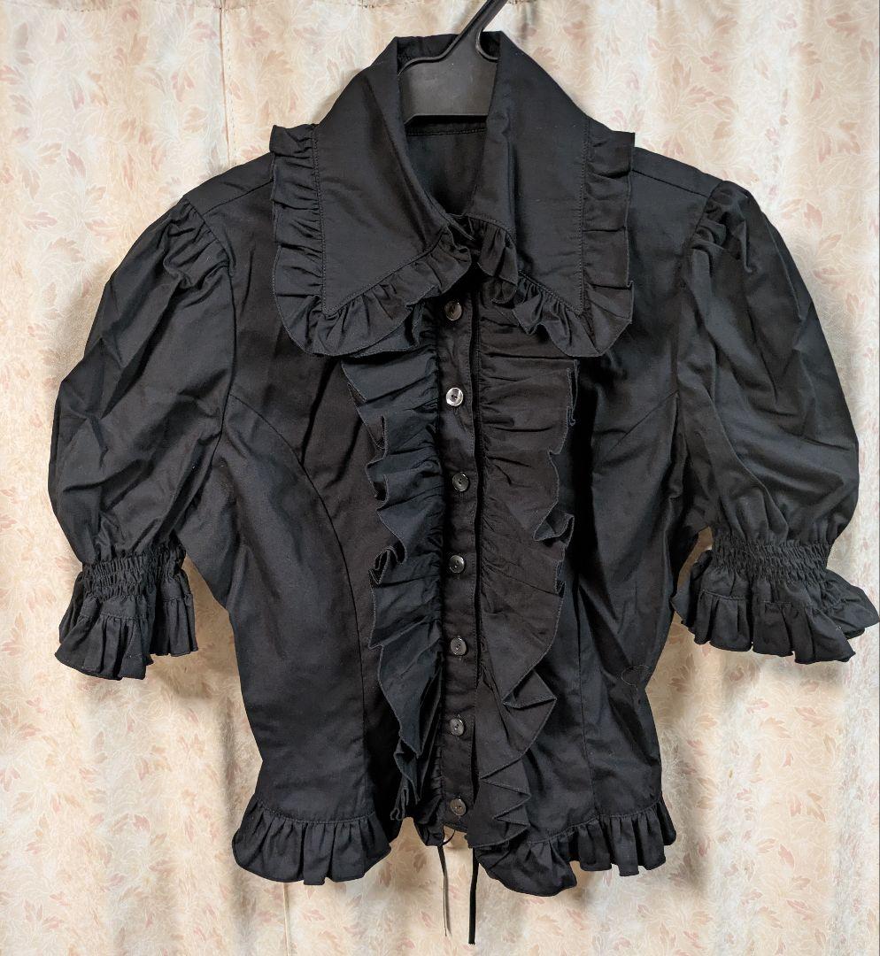 最終値下　パフ袖フリルブラウス　モワメームモワティエ　アトリエピエロ　ミホマツダ