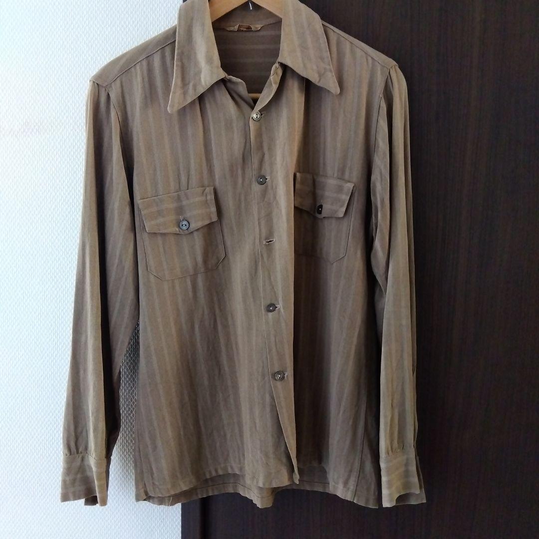 ヴィンテージ　長袖シャツ　50年代　ロカビリー