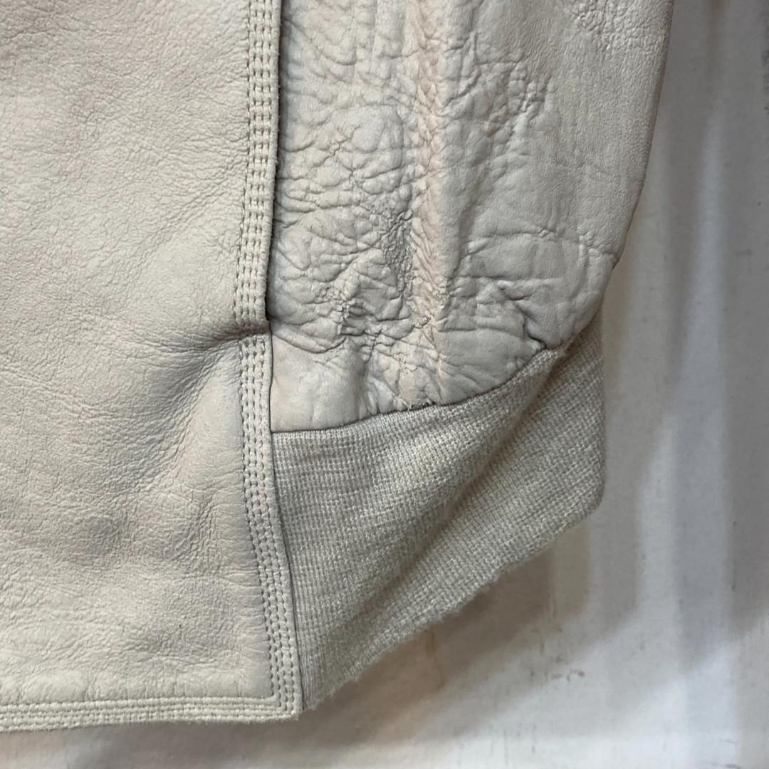 ▼Rick Owens リックオウエンス　レザージャケット　ラムレザー　ジップ