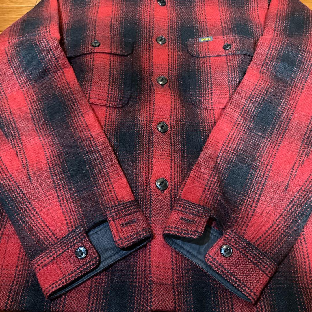 TROPHYCLOTHINGトロフィークロージング オンブレチェック ウール M