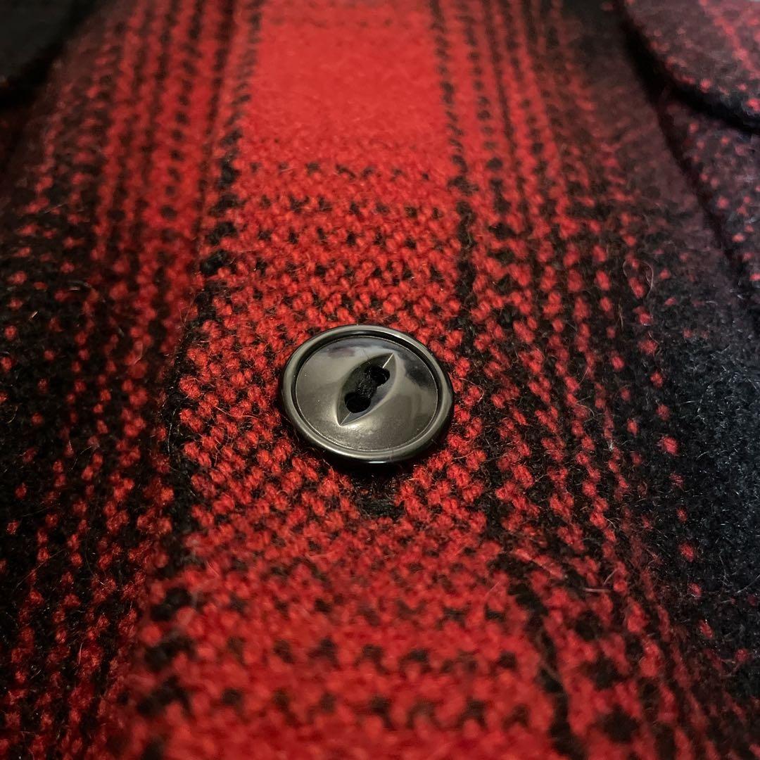 TROPHYCLOTHINGトロフィークロージング オンブレチェック ウール M