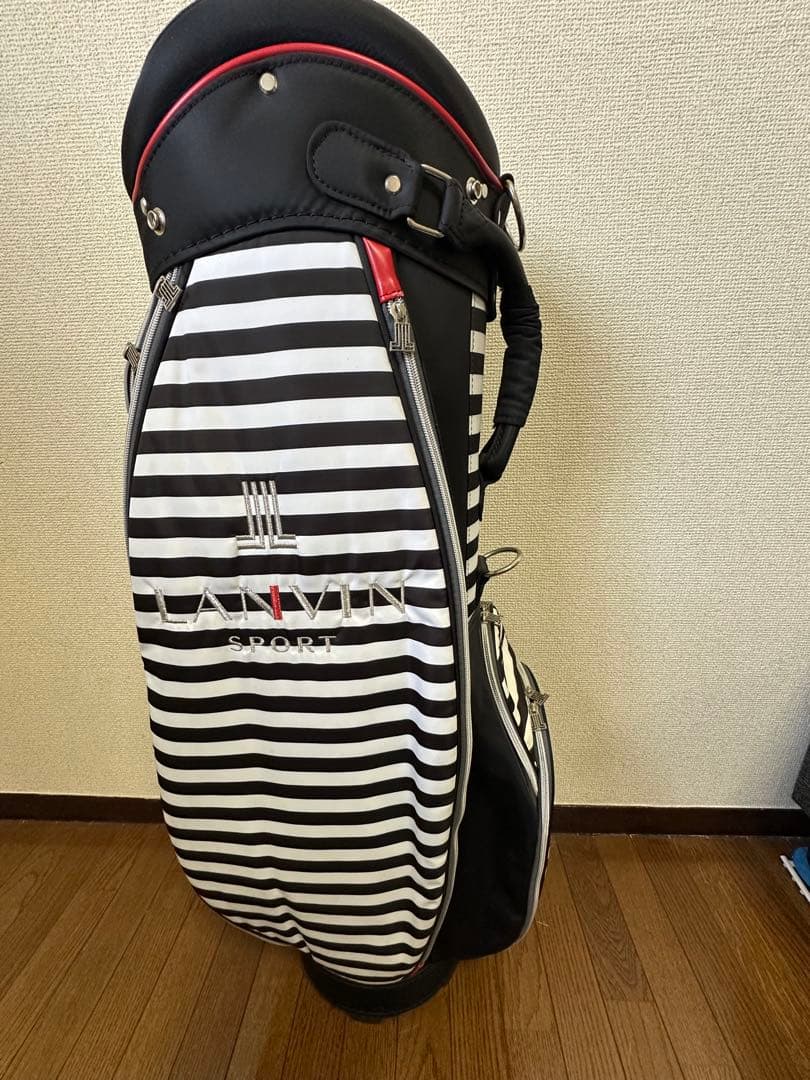 ランバンスポール LANVIN SPROT キャディバッグ ボーダー