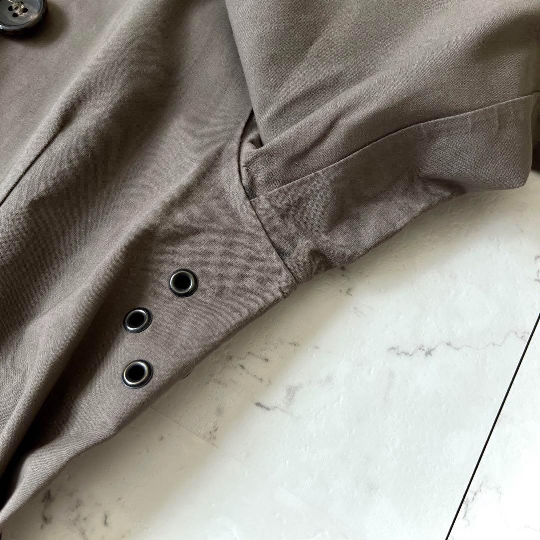 美品 マッキントッシュ × マーガレットハウエル ゴム引きトレンチコート カーキ